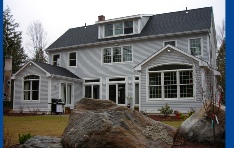 Custom Home New Hartford, CT Rear Perspective